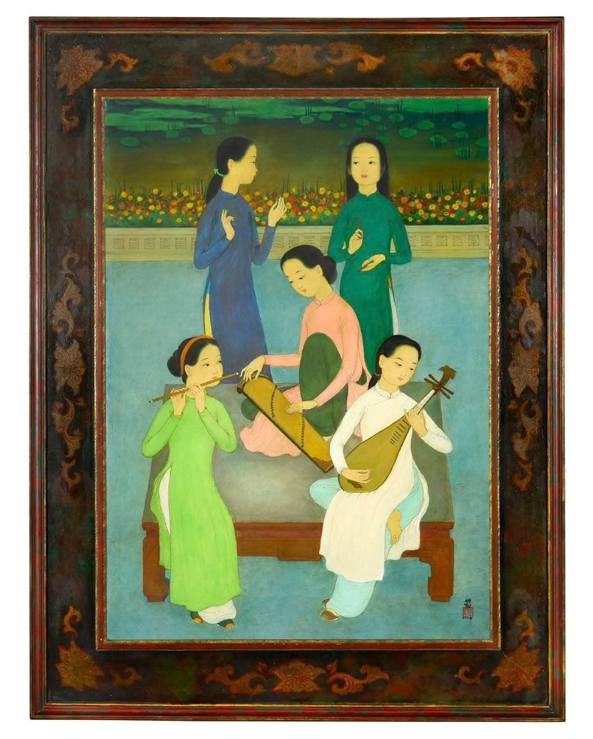 Three Vietnamese paintings fetch over EUR 1 million each at French auction